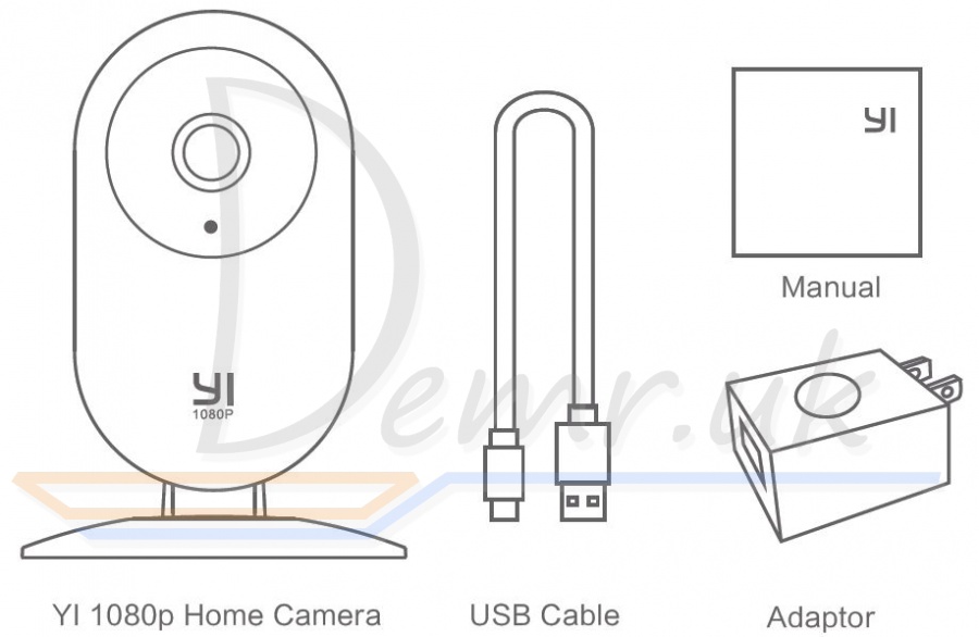 YI 1080p Home Camera quick installation guide